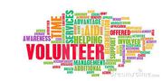 volunteer word image